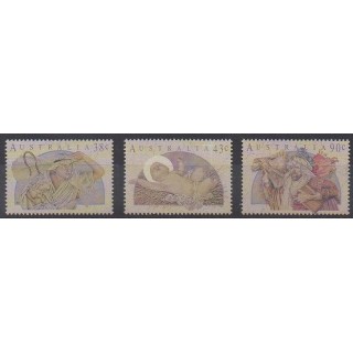 Stamps - Australia - 1991 - Nb 1228/1230 - Christmas