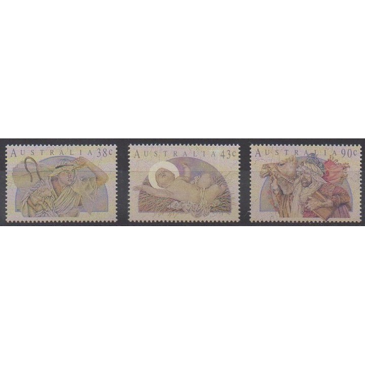 Stamps - Australia - 1991 - Nb 1228/1230 - Christmas