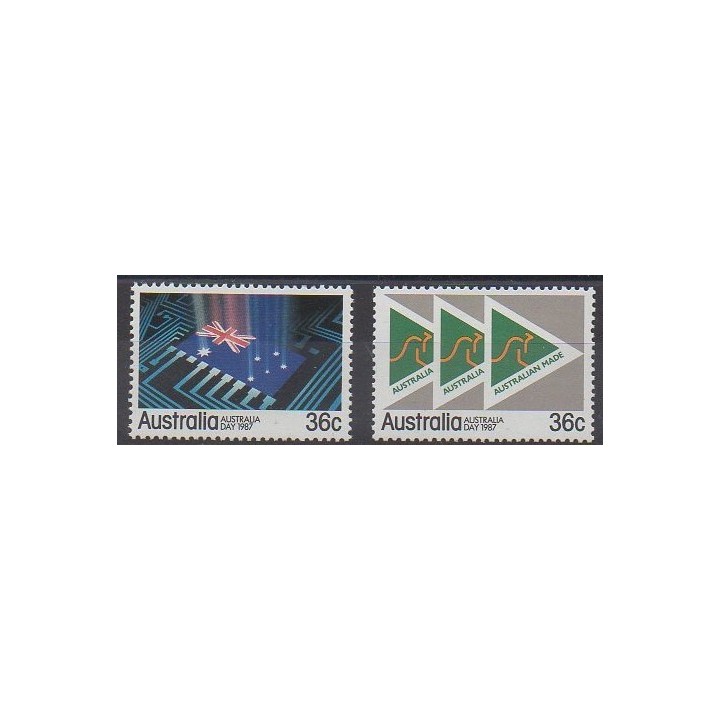 Timbres - Australie - 1987 - No 984/985