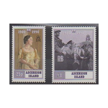Ascension - 1990 - No 511/512 - Royauté - Principauté