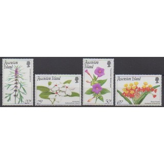 Timbres - Ascension - 1995 - No 623/626 - Fleurs