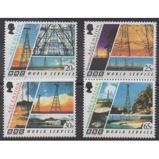 Timbres - Ascension - 1996 - No 673/676 - Télécommunications