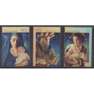 Stamps - Australia - 1996 - Nb 1542/1544 - Christmas