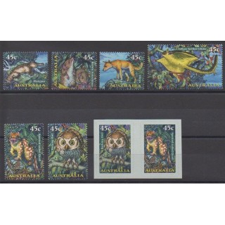 Stamps - Australia - 1997 - Nb 1615/1622 - Mamals - Birds