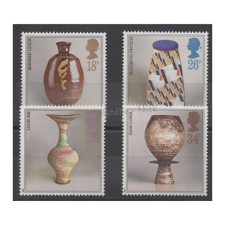 Stamps - Theme various art - Great Britain - 1987 - Nb 1284/1287