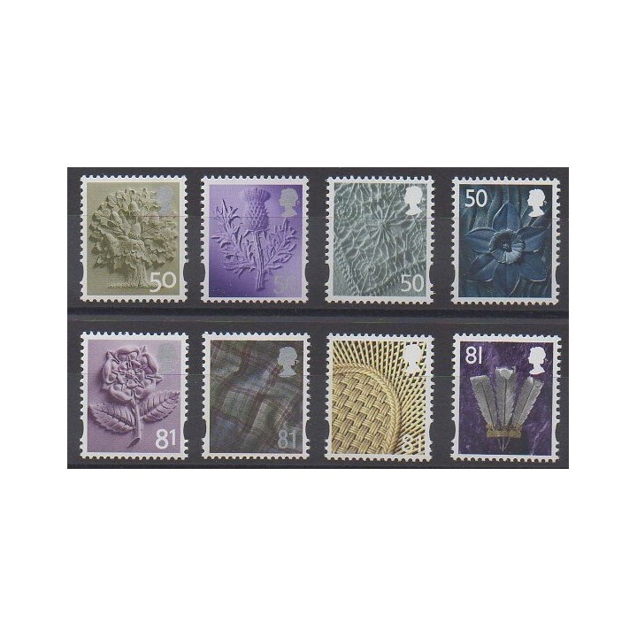 Timbres - Grande-Bretagne - 2008 - No 3001/3008