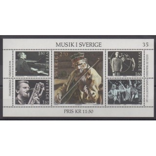 Timbres - Thème musique - Suède - 1983 - No BF 11