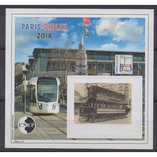 Stamps - France - CNEP Sheets - 2018 - Nb CNEP 78a - Transport