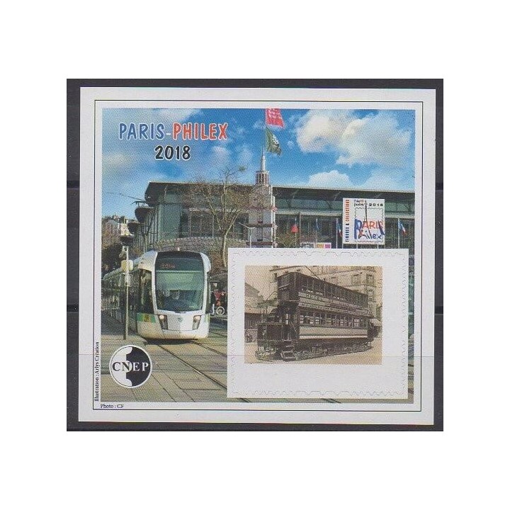 Timbres - France - Feuillets CNEP - 2018 - No CNEP 78a - Transports
