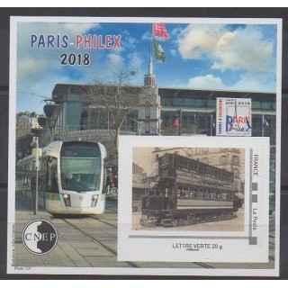 Timbres - France - Feuillets CNEP - 2018 - No CNEP 78 - Transports