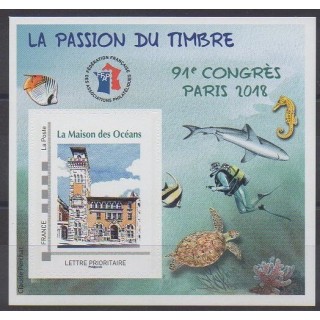 Timbres - France - Feuillets FFAP - 2018 - No FFAP 14