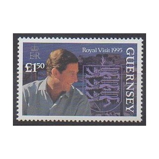 Timbres - Guernesey - 1995 - No 684 - Royauté - Principauté