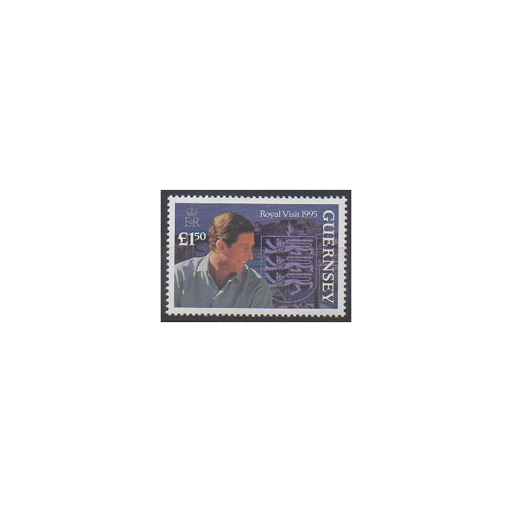 Stamps - Guernsey - 1995 - Nb 684 - Royalty