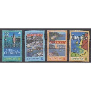 Stamps - Guernsey - 2003 - Nb 979/982 - Art