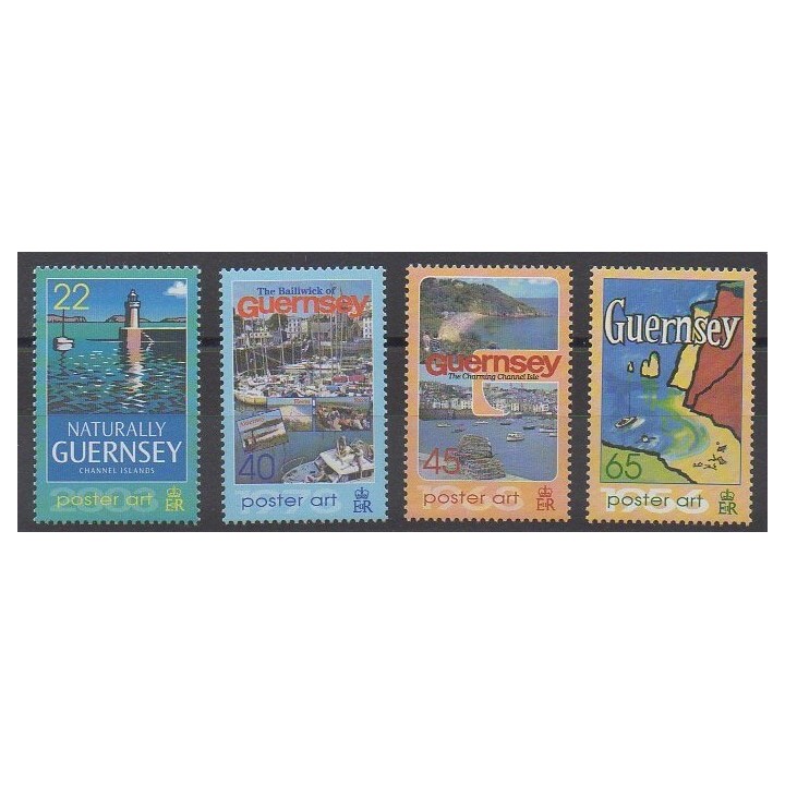 Timbres - Guernesey - 2003 - No 979/982 - Art