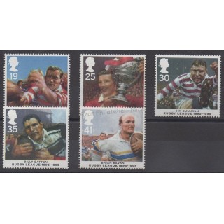 Timbres - Thème sports divers - Grande-Bretagne - 1995 - No 1837/1841