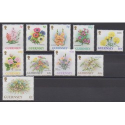 Guernesey - 1992 - No 565/574 - Fleurs