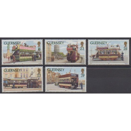 Guernsey - 1992 - Nb 592/596 - Transport