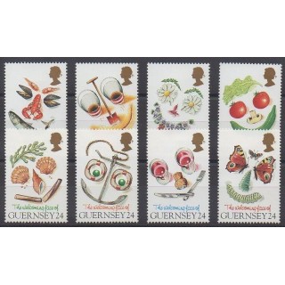 Timbres - Guernesey - 1995 - No 671/678 - Tourisme