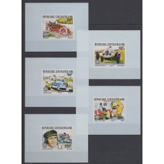 Stamps - Central African Republic - 1981 - Nb 457/461 - Cars