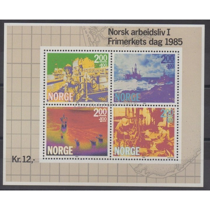 Stamps - Theme science - Norway - 1985 - Nb BF 5