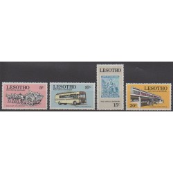 Lesotho - 1972 - Nb 222/225 - Postal Service - Stamps on stamps