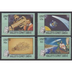 Lesotho - 1986 - Nb 677/680 - Astronomy
