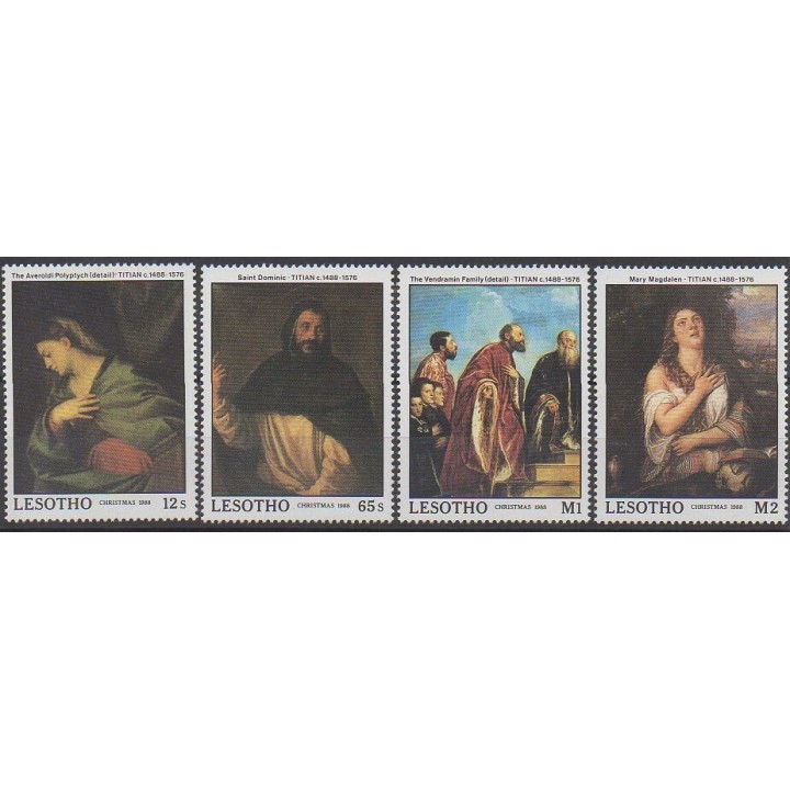 Stamps - Lesotho - 1988 - Nb 808/811 - Paintings