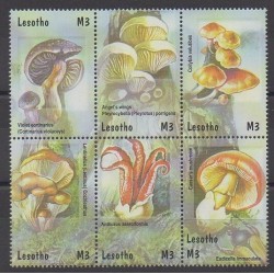 Lesotho - 2001 - Nb 1684/1689 - Mushrooms