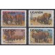 Uganda - 1983 - Nb 316/319 - Mamals - Endangered species - WWF