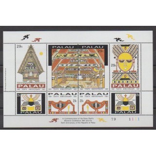 Timbres - Palau - 1991 - No 432/439 - Histoire
