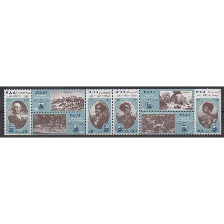 Timbres - Palau - 1983 - No 24/31 - Navigation