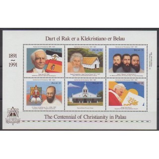 Stamps - Palau - 1991 - Nb 396/401 - Religion