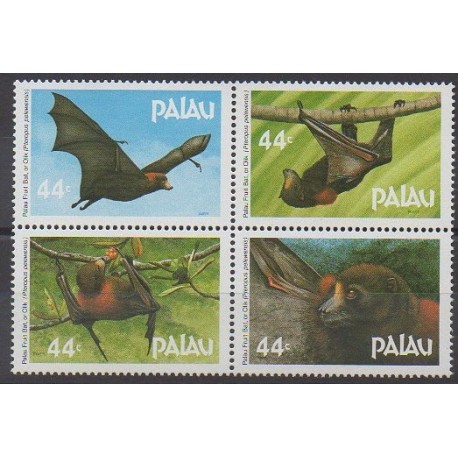 Palau - 1987 - Nb 154/157 - Mamals