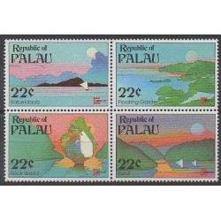 Palau - 1987 - Nb 170/173 - Sights - Philately