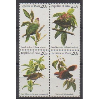 Timbres - Palau - 1983 - No 5/8 - Oiseaux