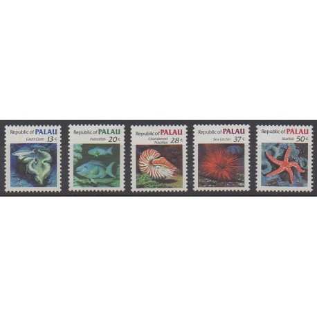 Palau - 1984 - Nb 42/46 - Sea animals