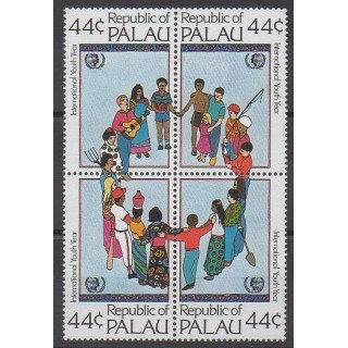 Stamps - Palau - 1985 - Nb 75/78 - Childhood