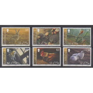 Stamps - Man (Isle of) - 2009 - Nb 1580/1585 - Animals