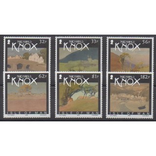 Timbres - Man (Ile de) - 2009 - No 1586/1591 - Peinture