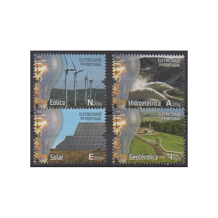 Timbres - Portugal - 2018 - No 4342/4345 - Sciences et Techniques