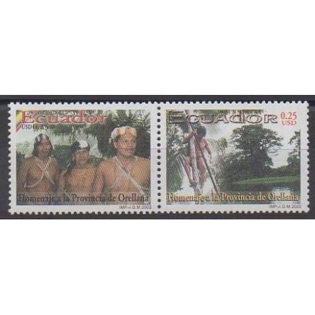 Équateur - 2002 - No 1673/1674