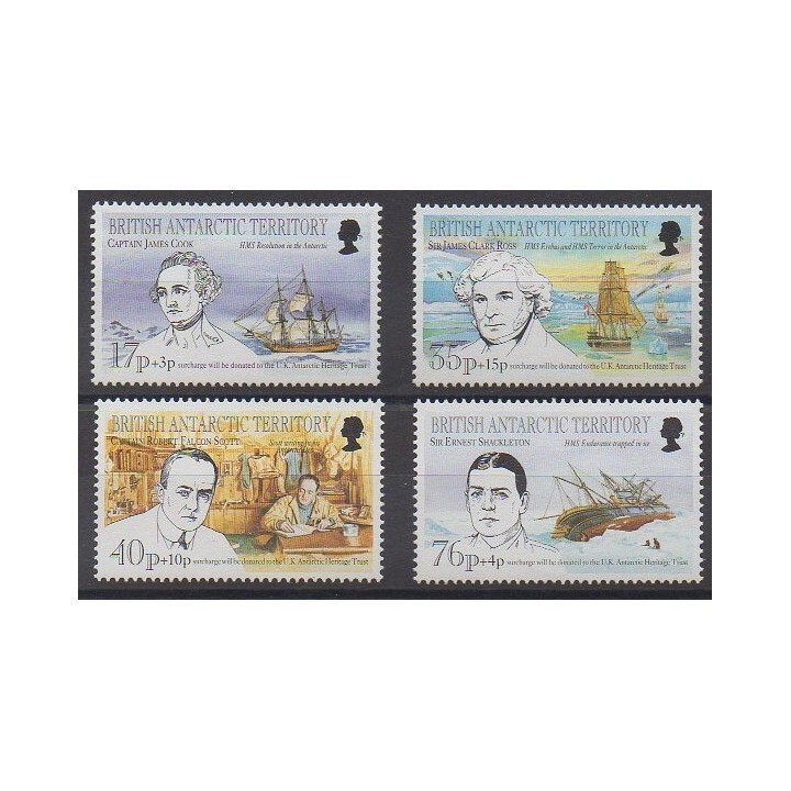 Grande-Bretagne - Territoire antarctique - 1994 - No 251/254 - Navigation