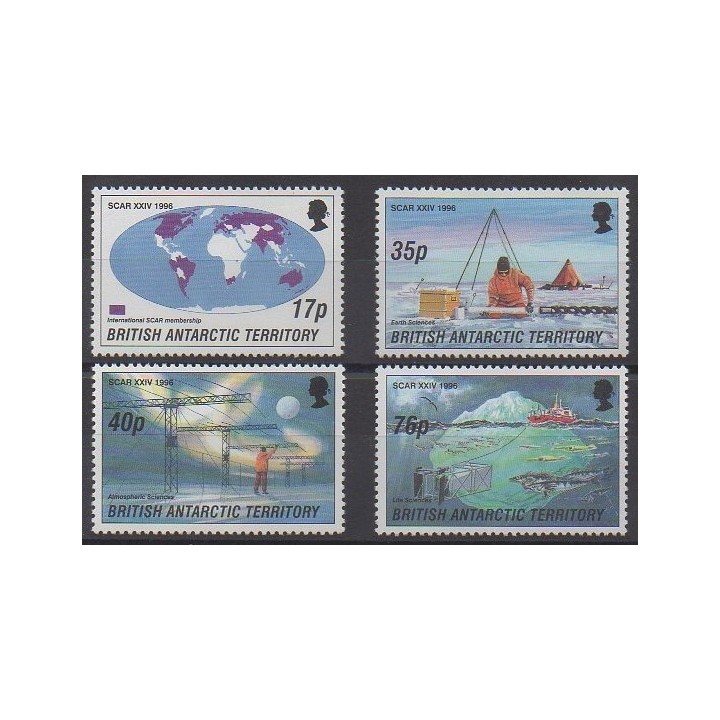 British Antarctic Territory - 1996 - Nb 265/268 - Polar - Science