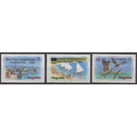 Anguilla - 1984 - No 558/560 - Service postal