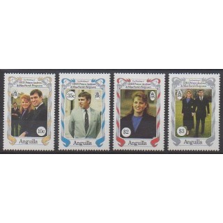 Anguilla - 1986 - Nb 645/648 - Royalty