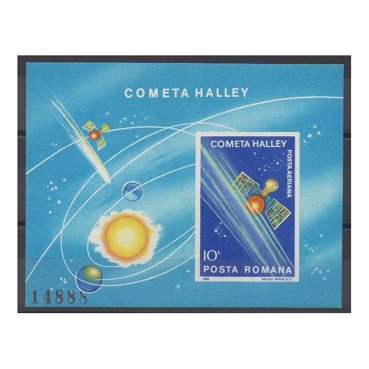 Romania - 1986 - Nb BF180A - Astronomy