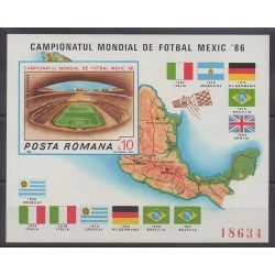Romania - 1986 - Nb BF183A - Soccer World Cup
