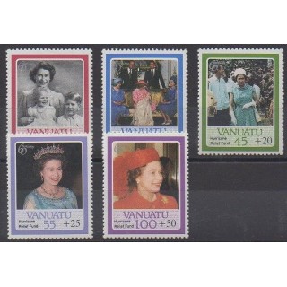 Vanuatu - 1987 - No 764/768 - Royauté - Principauté