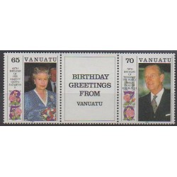 Vanuatu - 1991 - No 864/865 - Royauté - Principauté